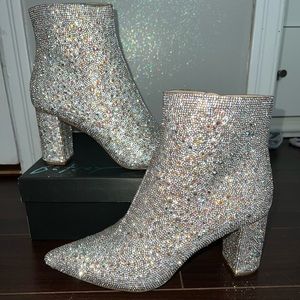 Betsey Johnson SB-Cady rhinestone bootie